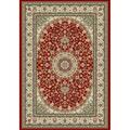 Dynamic Rugs Ancient Garden 6 ft. 7 in. x 9 ft. 6 in. 57119-1414 Rug - Red/Ivory AN710571191414